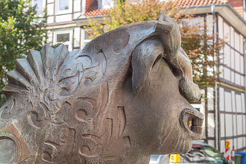 Skulptur die Zeit und ihre Geister © Claus Hoff Skulptur die Zeit und ihre Geister © Claus Hoff