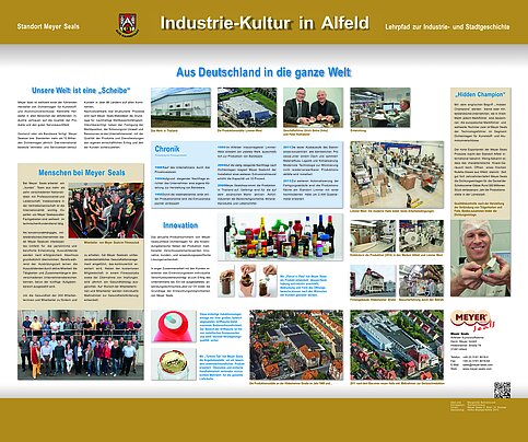 Industriekulturpfad Infotafel 1. Meyer Seals Deutschland